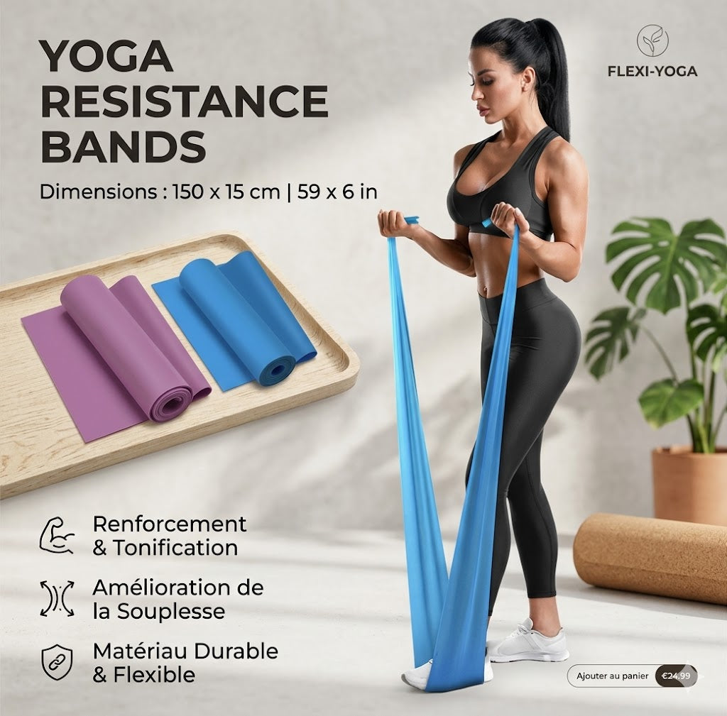 Bandes de Résistance Prestige — Yoga, Pilates & Renforcement