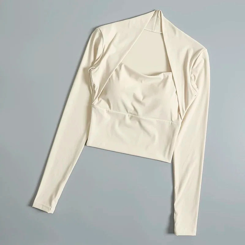 Top Sport Manches Longues — Danse & Yoga Ceinture Signature