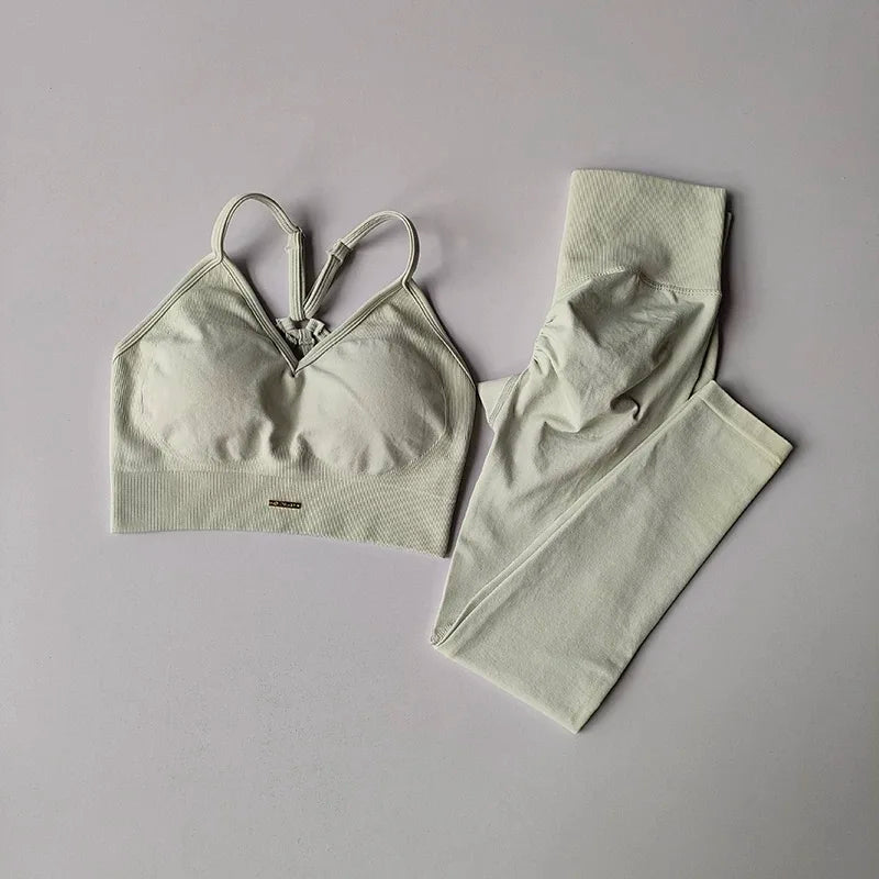 Combinaison Fitness Taille Haute — Yoga & Running Signature