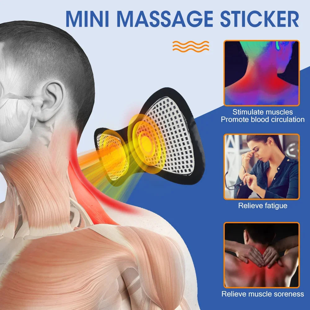 Masseur Cou EMS — Stimulateur Cervical Basse Fréquence