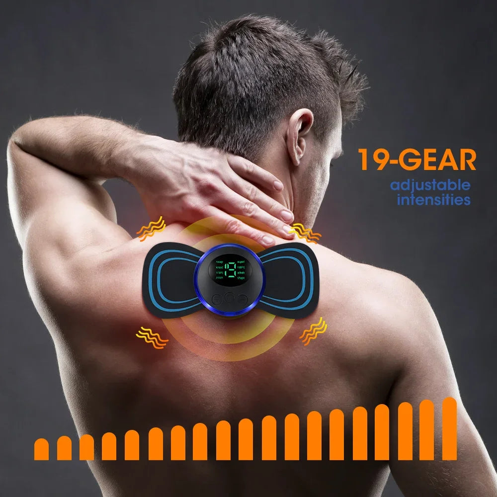 Masseur Cou EMS — Stimulateur Cervical Basse Fréquence