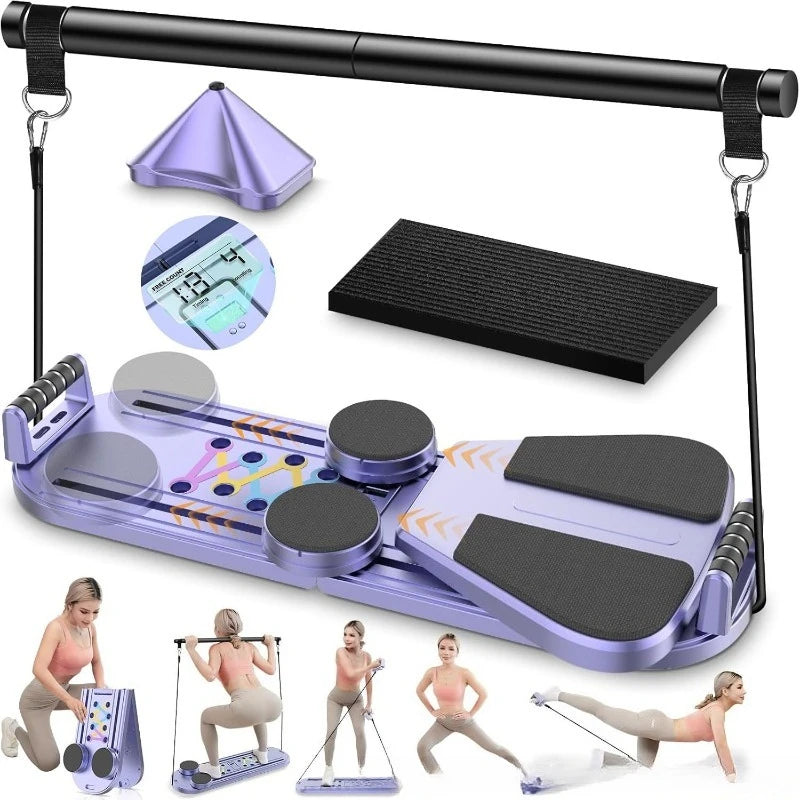 Planche Pilates Élite — Barre de Résistance Abdominale