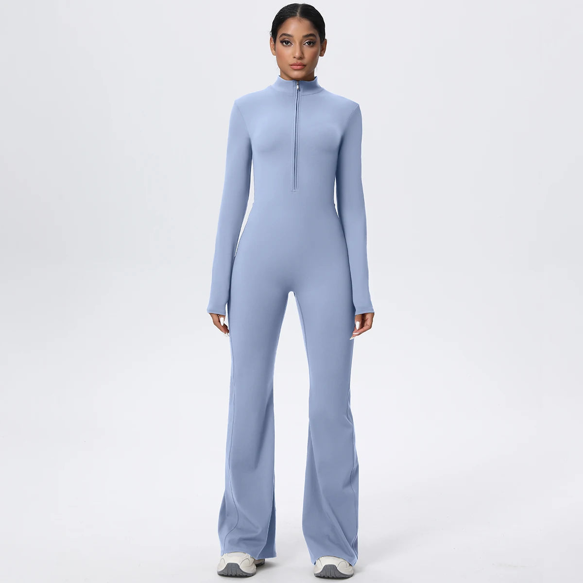 Body Yoga Zippé — Legging Longue Durée Haute Performance