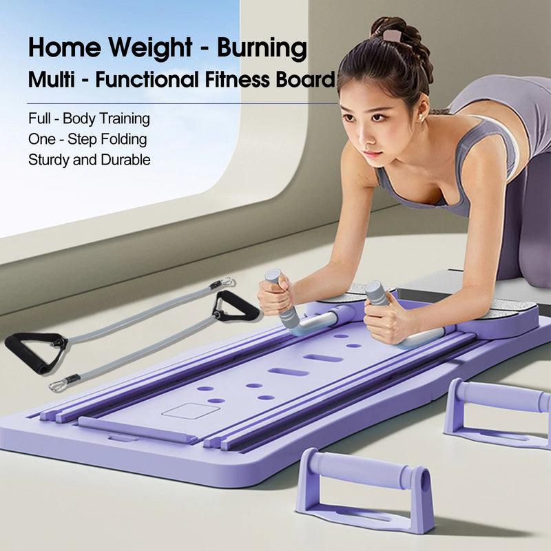 Board Pilates 4-en-1 — Station Pliable Home Gym