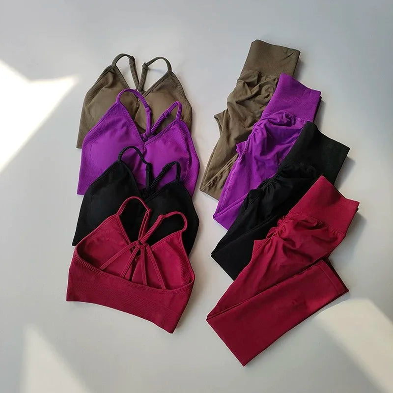 Combinaison Fitness Taille Haute — Yoga & Running Signature