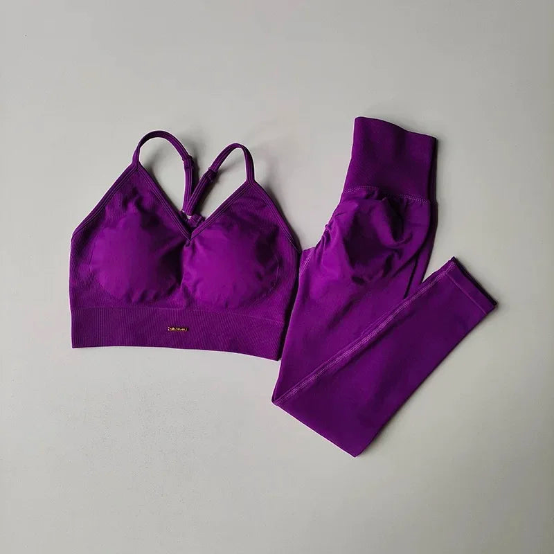 Combinaison Fitness Taille Haute — Yoga & Running Signature