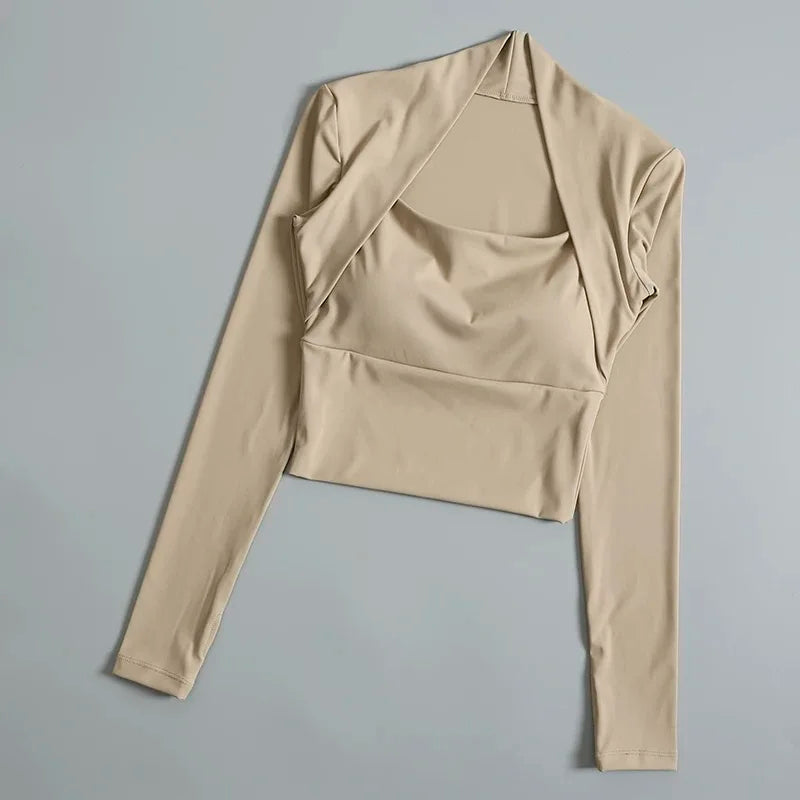 Top Sport Manches Longues — Danse & Yoga Ceinture Signature