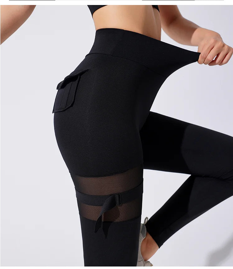 Legging Entraînement Couture — Yoga Tights Femme