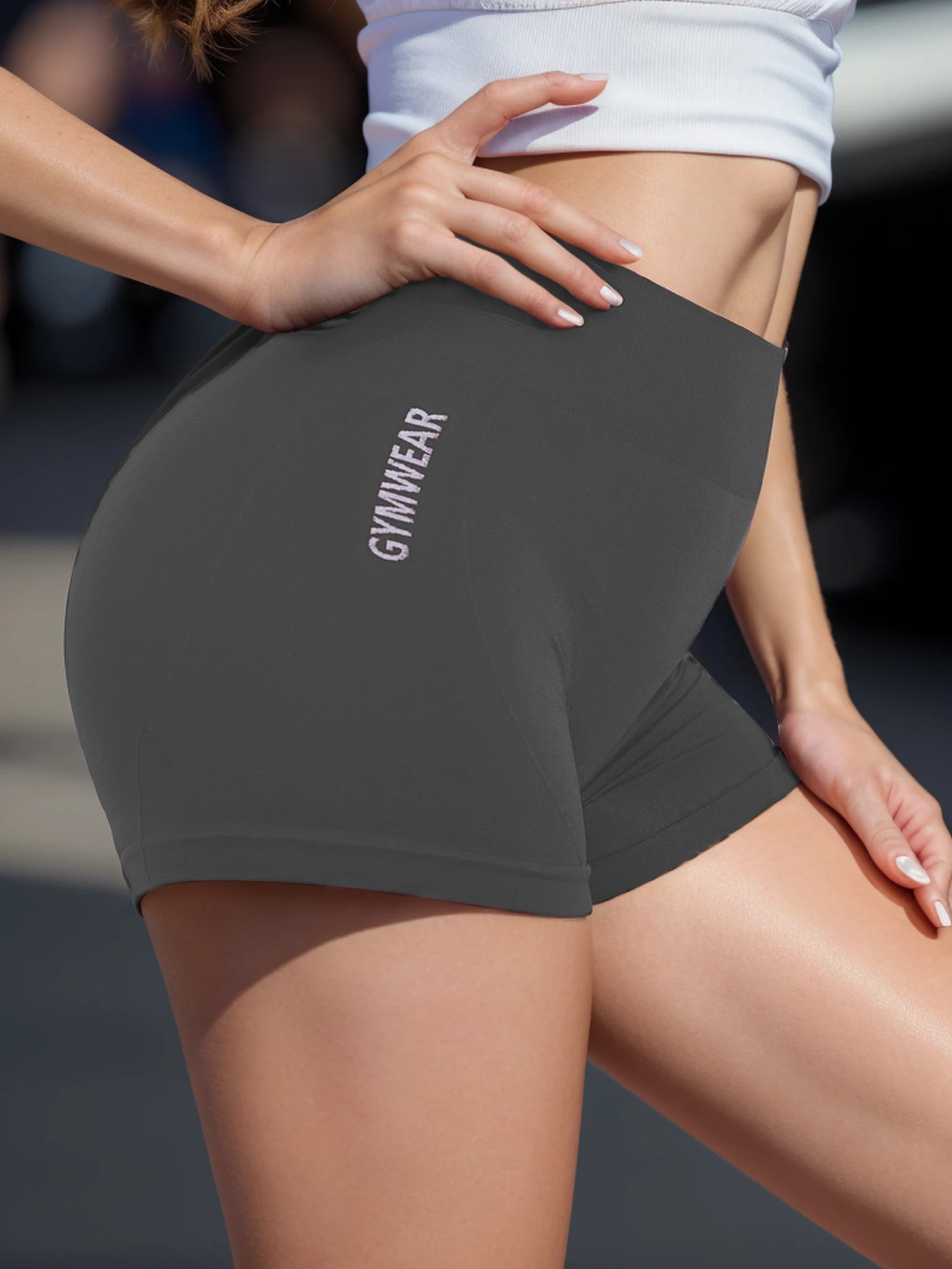 Short Cycliste Respirant — Yoga & Sport Haute Taille