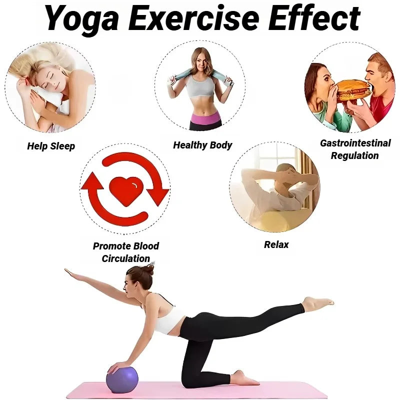 Ballon de Yoga Minuit 25cm — Équilibre & Thérapie Corps