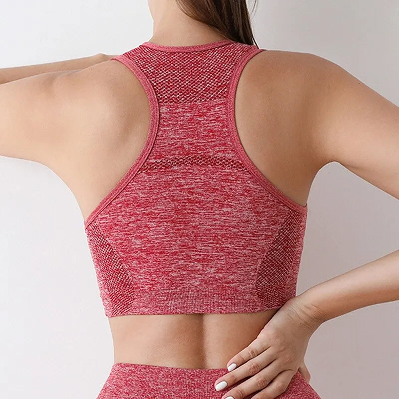 Brassière Sport Respirante — Collection Yoga Élite