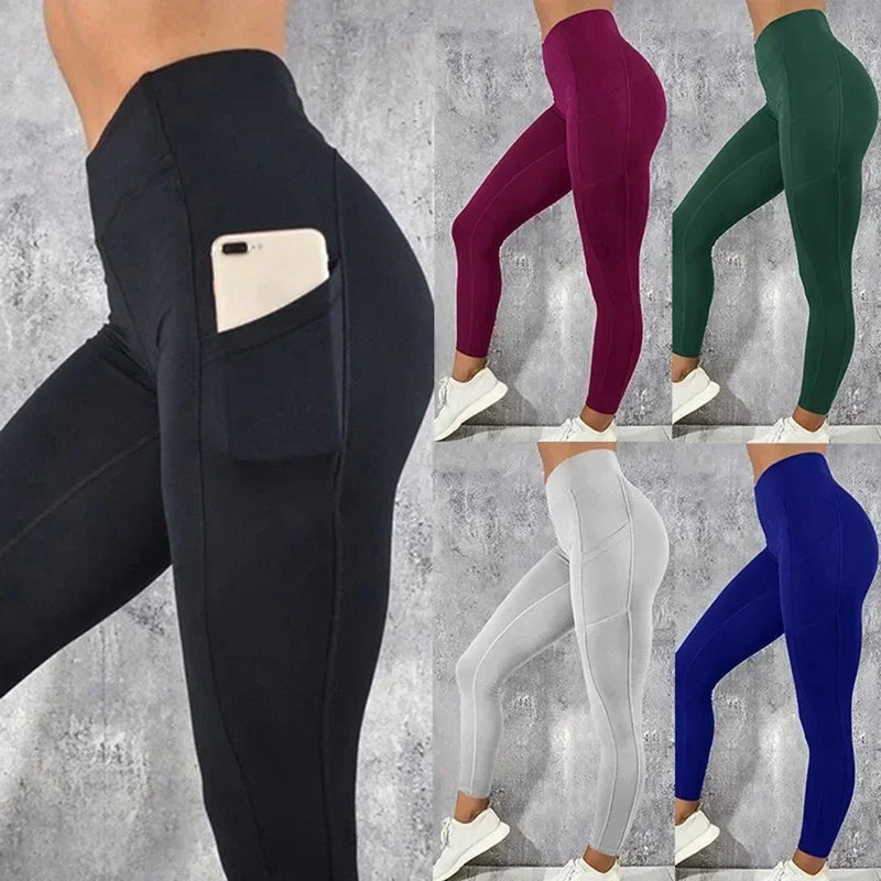 Legging Sculptant Taille Haute — Poche Intégrée Collection Prestige