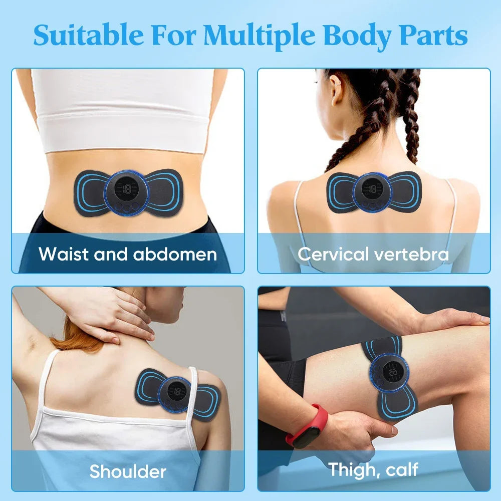 Masseur Cou EMS — Stimulateur Cervical Basse Fréquence