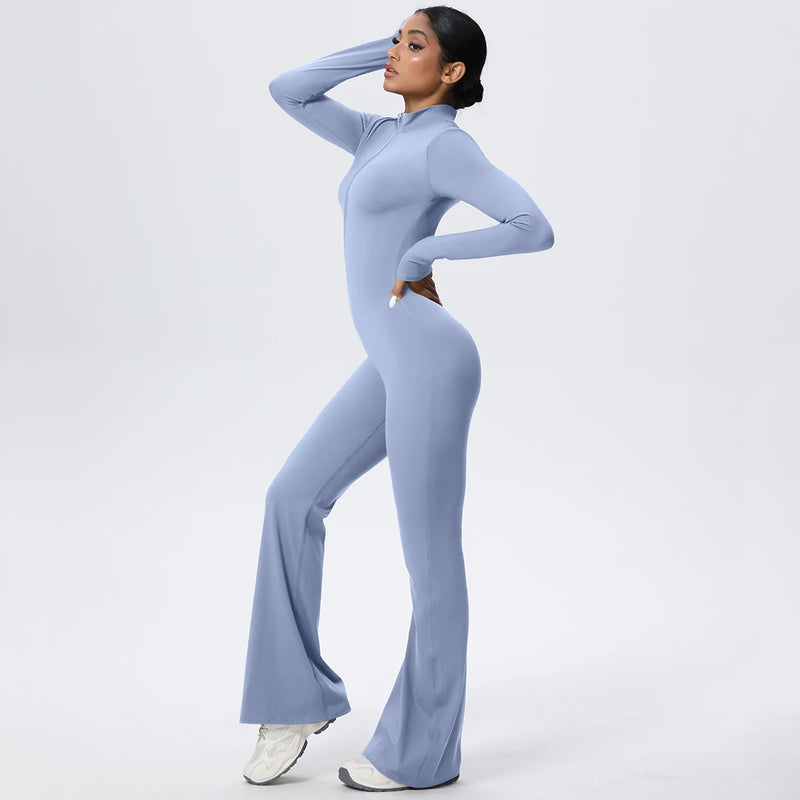 Body Yoga Zippé — Legging Longue Durée Haute Performance